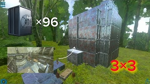 ［ARK Mobile］ pvp3×3 base build / vault  drop CS