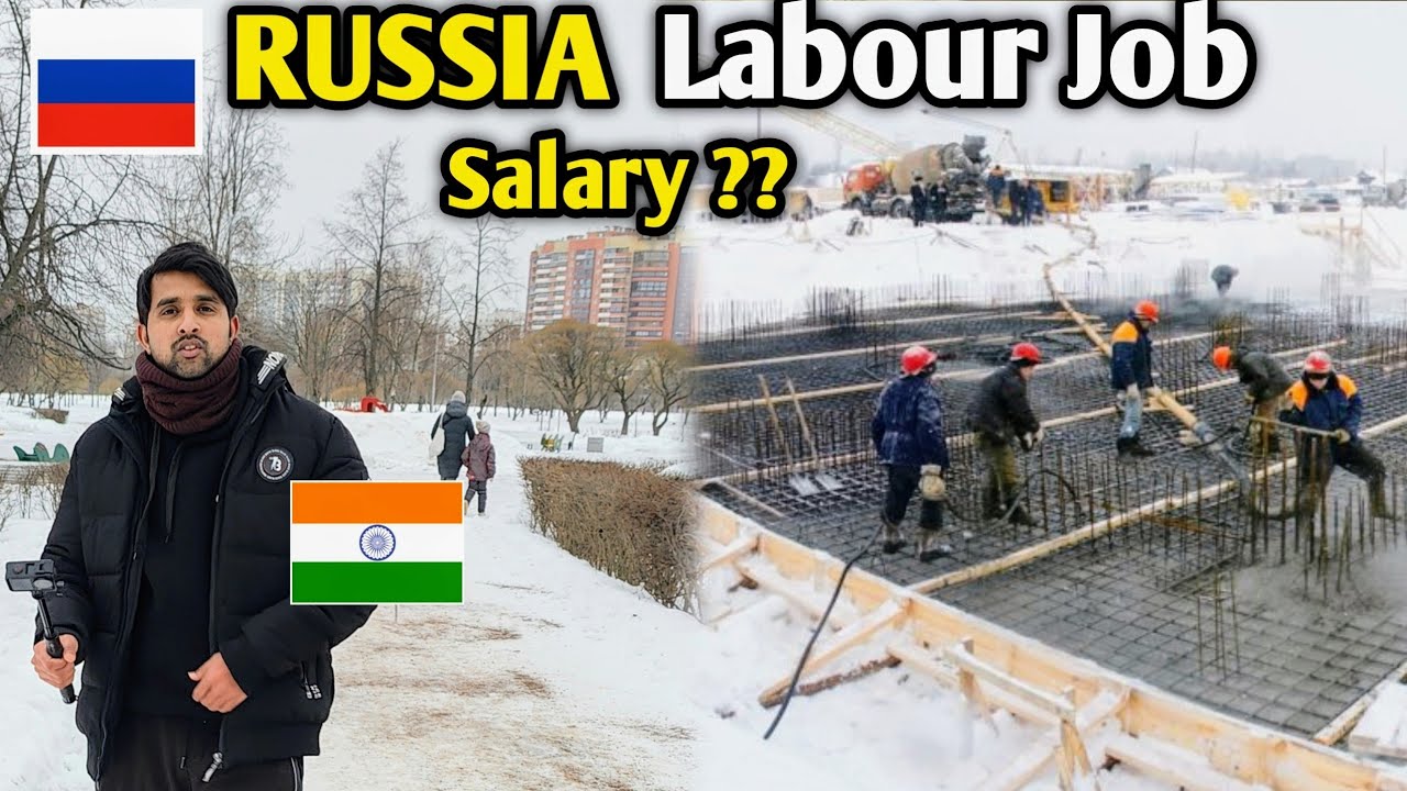 Russia Labor Job Salary ? !! Russian Girl Friendship Indian Boy Ka Sach
