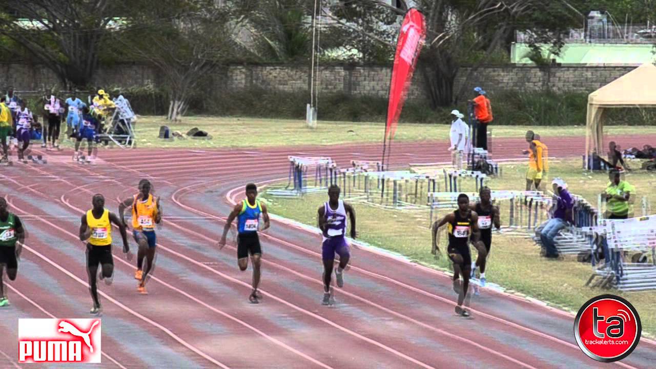 Delano Willliams wins 100m at Youngster Goldsmith Classic