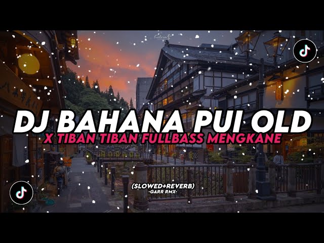 DJ BAHANA PUI X TIBAN TIBAN OLD 🥶🤙 | SLOWED REVERB⚡️ class=