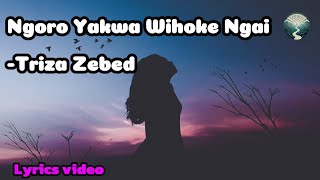 Ngoro yakwa wihoke Ngai - Triza Zebed | Lyrics video | 2024 #praisepathway