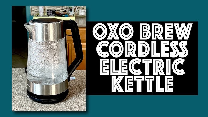 OXO Brew Adjustable Temperature Kettle, Electric, Clear & Brew Stainless  Steel French Press Coffee Maker – 32oz