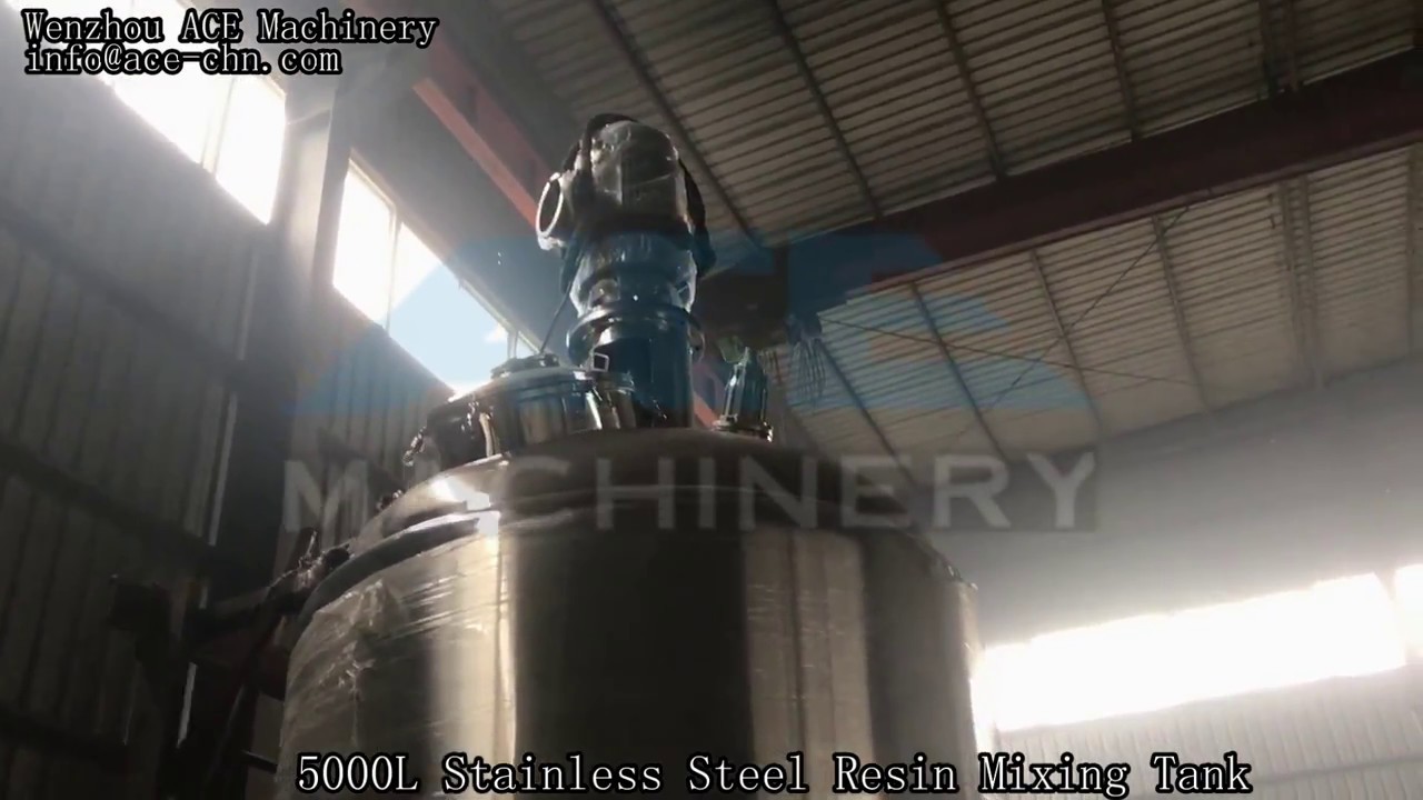 5000L stainless steel resin mixing tank