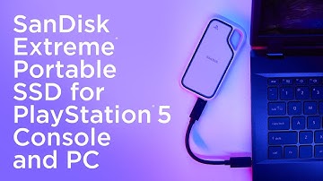 SanDisk Extreme® Portable SSD for PlayStation®5 Console and PC - Laptop