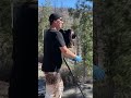 Working with a 200-year-old photographic process on the side of the road!!