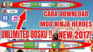 Cara Download Mod Ninja Heroes Unlimited Gold ! New 2017! Cara Download Mod Ninja Heroes Unlimited Gold ! New 2017!