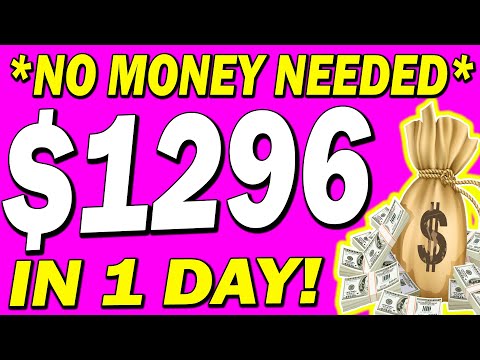 EARN $1296 PER DAY FOR FREE!💰 NEVER SEEN BEFORE METHOD: MAKE MONEY ONLINE 2020!