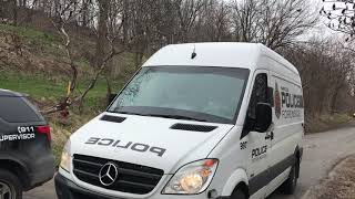 Forensics unit arrives