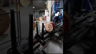 Automatic cable spooling , labelling and palletizing machine Kablomak Reeltech Wealth