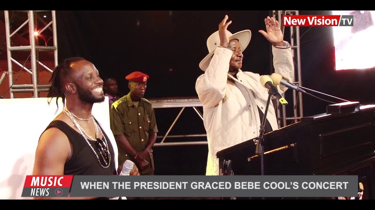 When The President Graced Bebe Cool S Concert Youtube