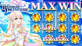 THE FIRST RAINBOW PRINCESS 10,000X MAX WIN I HAVE EVER SEEN!