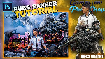 Gamer on Photoshop EP: 01 PUBG Banner Design | PhotoShop Tutorial