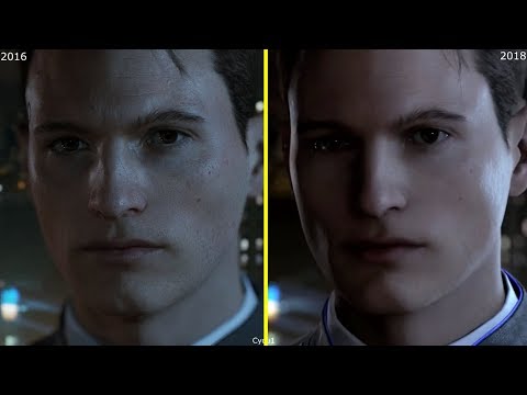 Detroit Become Human 2016 vs 2017 vs 2018 Graphics Comparison