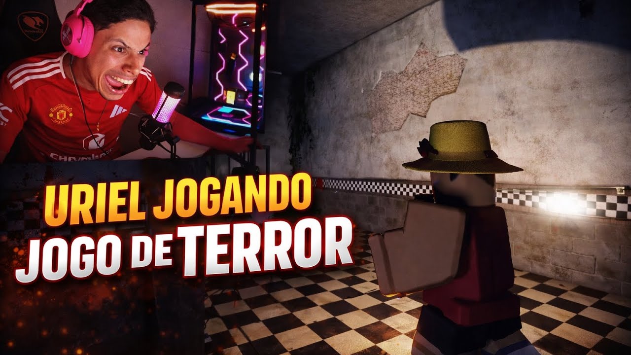 URIEL jogando jogo de ( TERROR ) missão impossível kkkkk