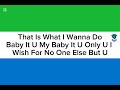 Baby It U By 441 Lyrics video 