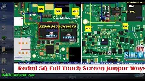 Redmi 5A Full Touch Screen Ways Touch Problem Repair Solution Jumper Ways By GSM Free Equipment