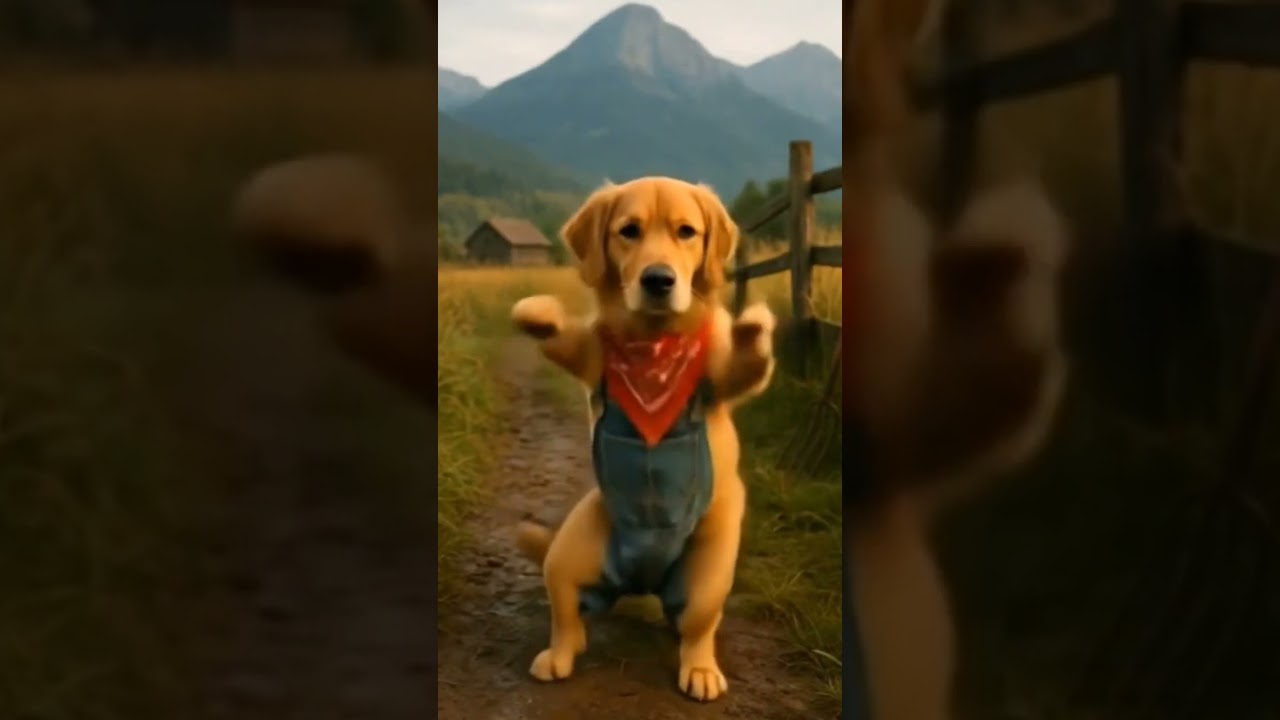 Farm life, work hard… but dance harder 💃🐶🌾 