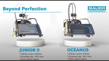 JUNIOR and OCEANUS breathing air compressors by BAUER KOMPRESSOREN