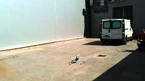 hk 450 first flight with crash