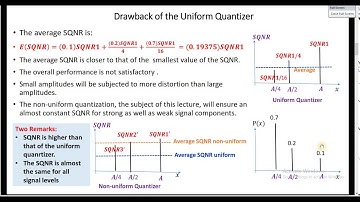 Communication Systems 26. Nonuniform Robust Quantization