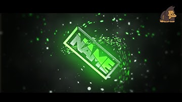 NICE Green Sync Intro #005 Template by MonkiiArtz [C4D&AE]