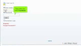 f How to login to DotNetNuke