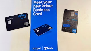 New U.S. Bank Amazon Prime Business Card Unboxing & Comparison to AMEX Card