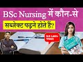 Bsc nursing syllabus  bsc nursing course  bsc nursing me kitne subject hote hai  bsc nursing