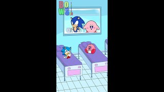 Baby Sonic Vs Baby Kirby Bowser12345
