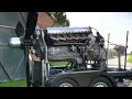 Rolls Royce Merlin vs Griffon Aircraft Engines Cold Starting Up