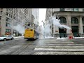 Walking NYC Madison Ave in the Snow - 32nd Street to 42nd Street Madison Ave - Murray Hill [4K]