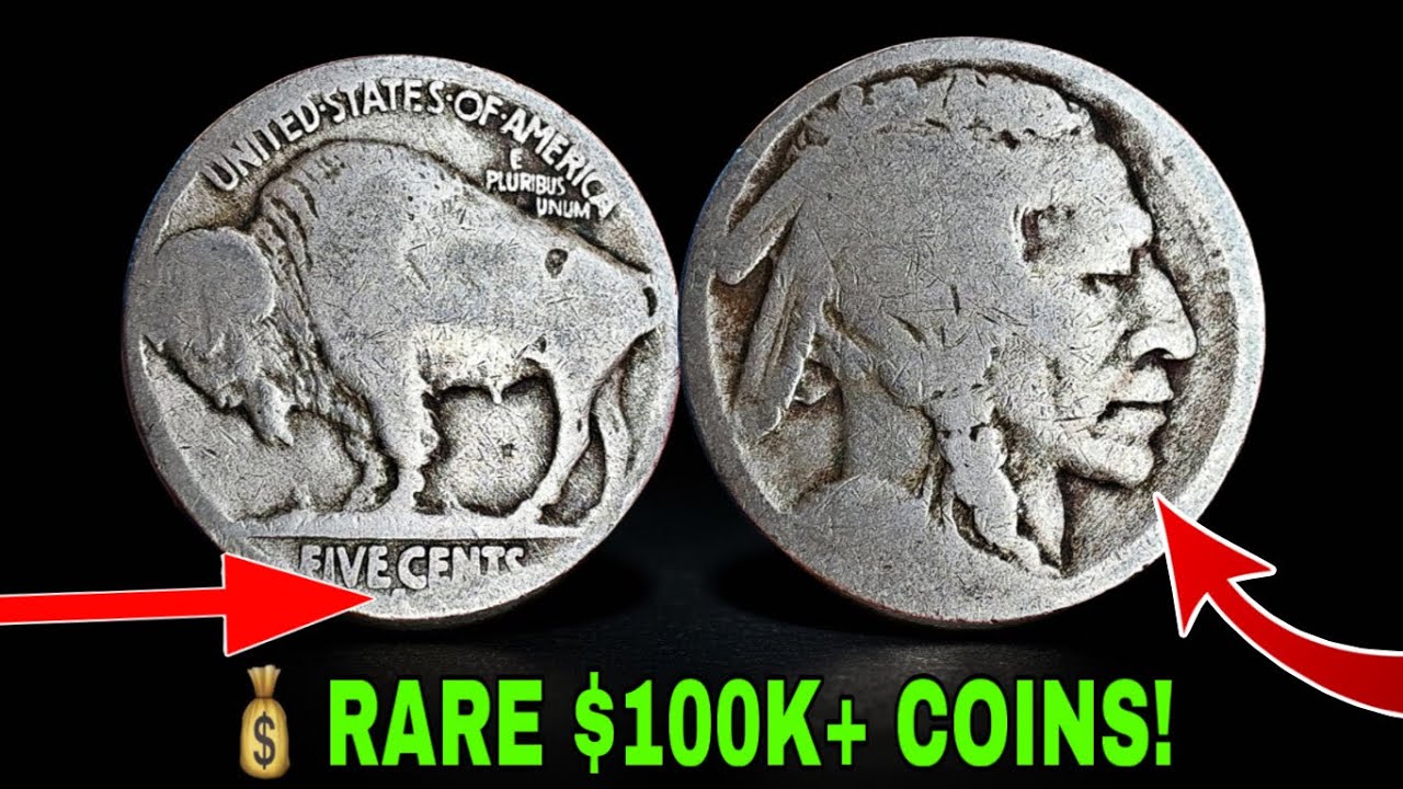 Редкие пятицентовые монеты «Буффало» стоимостью более 500 000 долларов — скрытое богатство, о кот...