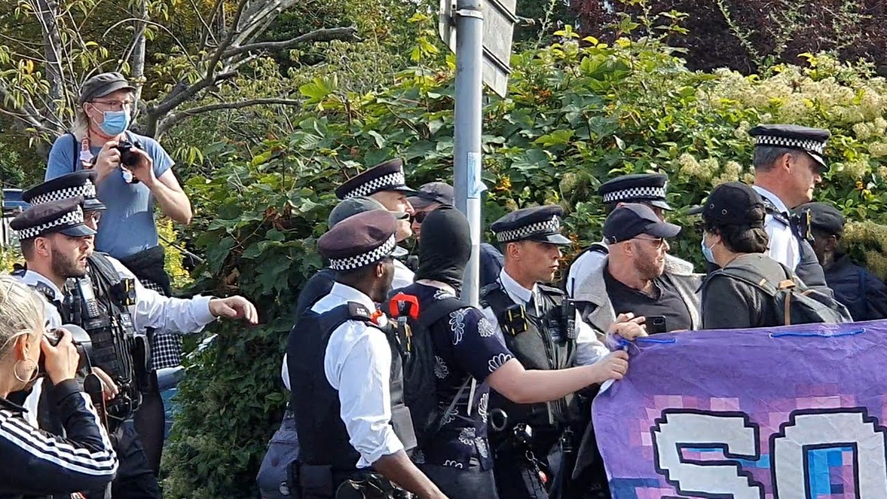 Protect Our Children Protest, Honor Oak Pub 30/09/23 Johnathon From UNN Led Away.