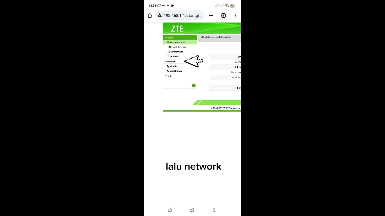 cara setingg Wifi GPON  Zte 609 ke OLT