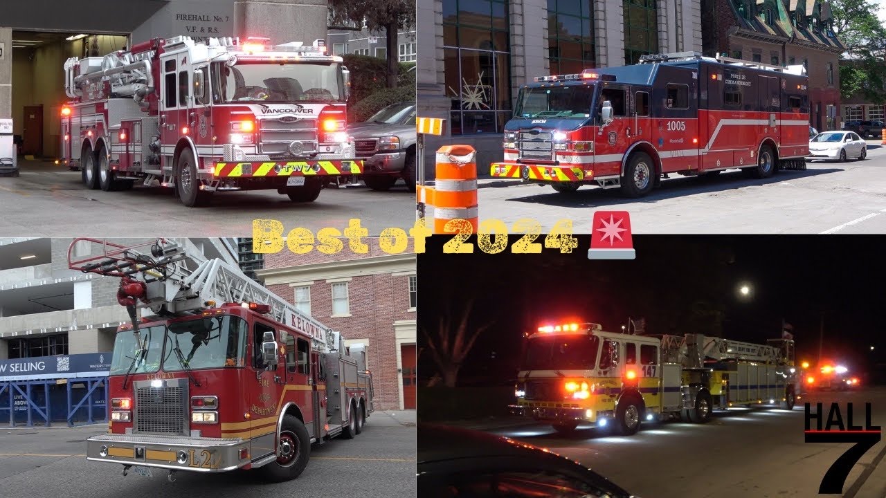 Emergency Vehicles Responding - Best of 2024