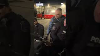 Protesters clash with police outside New Jersey detention facility