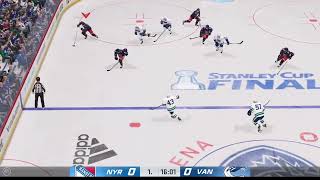 NHL™ 22 Xbox One NYR vs VAN R  Strome rychlý gól blafákem