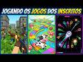 Testando os jogos dos MEUS INSCRITOS… achei uma OBRA-PRIMA e uns BUGS 😂