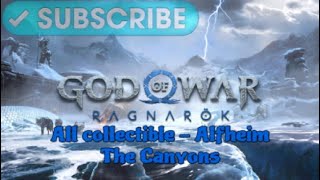 God of War: Ragnarök, All Collectibles Alfheim - The Canyons, CZ Titulky, Trophy guide, PS5