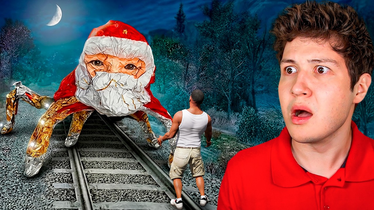 Me ENFRENTO a GOO GOO GAGA en GTA 5! 🎅🔪 (Mods)