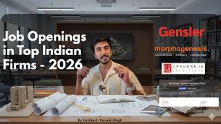 Current Job Opportunities in Top Indian Architecture Firms and Job Requirements -2026