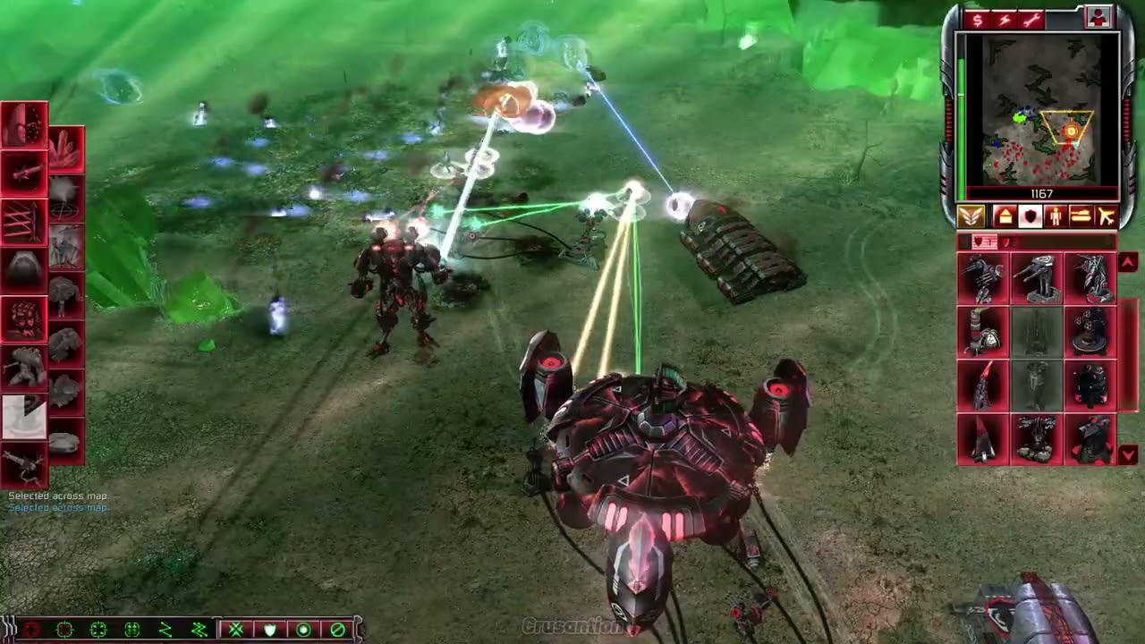 CNC 3 KW Tiberium Resonance 0.3.01BT Nod vs Brutal AI - Rusher [Scrin]