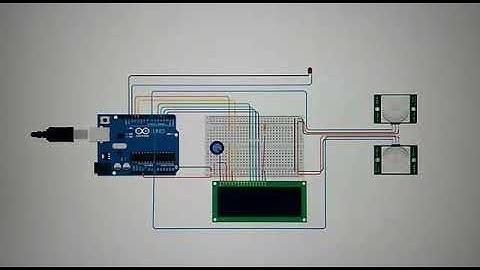 Agimus Technologies Intern Working on IoT Application Bi Directional Visitor Counter.