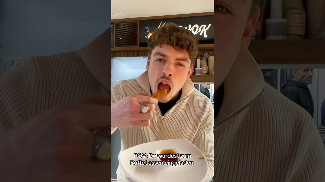 POV: Du wirst zum Buffet essen eingeladen 🤓