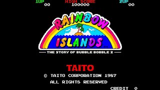 RAINBOW ISLANDS レインボーアイランド 021 BUBBLE BOBBLE READY (arcade game music)