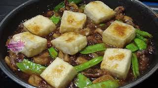 TOFU STEAK / TOFU with Japanese Steak Sauce