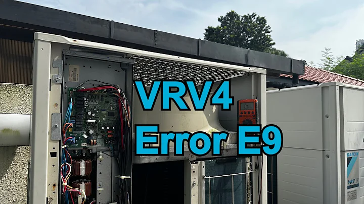 How to solve Error E9-04 [ RQQ-TYM ] Daikin VRV 4
