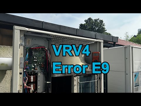 How to solve Error E9-04 [ RQQ-TYM ] Daikin VRV 4