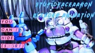 [Fnaf/Blender] You Can't Hide Short Animation