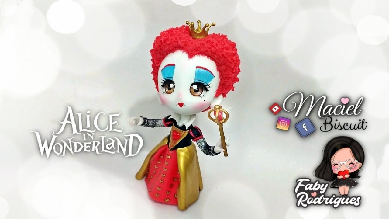 Aulinha da RAINHA de COPAS feito com molde da coleção #MacielBiscuit #lojaFabyRodrigues